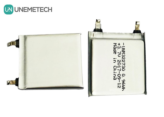Batterie al litio polimeriche ricaricabili personalizzate / 3.7V 260mAh 322730 Li-Po