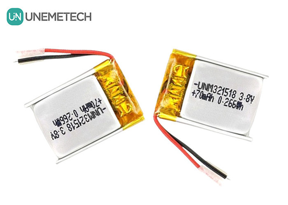 3.8V Batteria Li-Ion ad alta tensione Batteria Lipo Ultra Piccola 4.35V 70mAh 321518 Per Tracker GPS