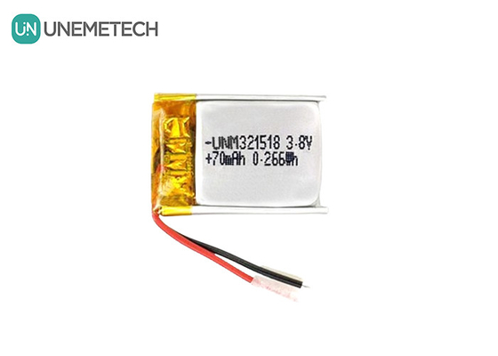 3.8V Batteria Li-Ion ad alta tensione Batteria Lipo Ultra Piccola 4.35V 70mAh 321518 Per Tracker GPS