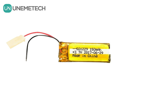 Batteria al litio polimero agli ioni di litio 3.7V 150mAh 501229 per parti di apparecchiature elettroniche