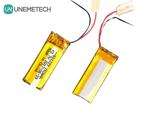 Batteria al litio polimero agli ioni di litio 3.7V 150mAh 501229 per parti di apparecchiature elettroniche