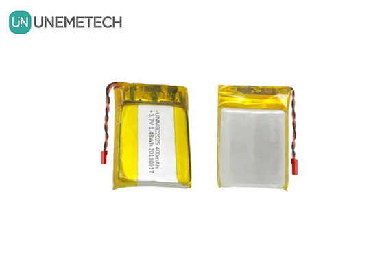 802025 Batteria polimerica al litio 3.7V 400mAh Batterie LiPO ricaricabili per GPS Tracker