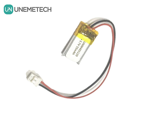 401120 3.7V 55mAh Batterie Lipo personalizzate / cuffie Batterie Lipo ricaricabili