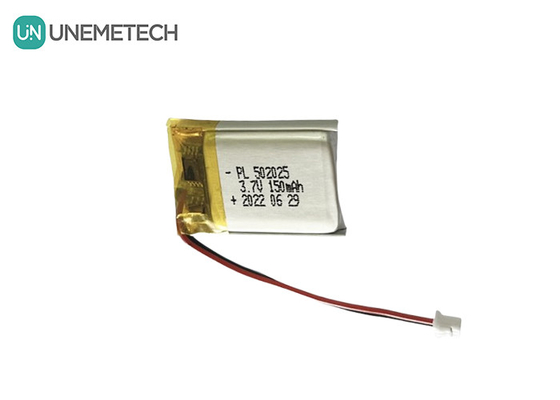 3.7V 150mAh batteria ricaricabile Lipo 502025 batteria agli ioni di litio polimero per orologi intelligenti