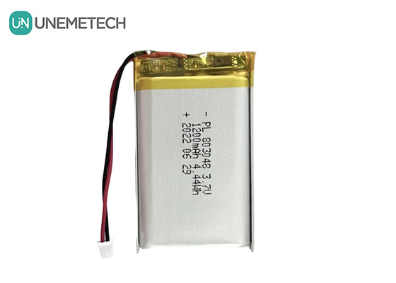 3.7V 1200mAh Batteria polimerica agli ioni di litio 803048 Batteria polimerica agli ioni di litio per strumenti cosmetici