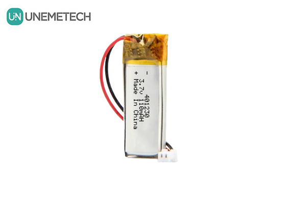 401230 Batteria polimerica al litio 3.7V 110mAh Batteria Lipo ricaricabile per cuffie