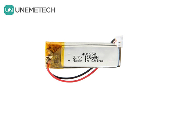 401230 Batteria polimerica al litio 3.7V 110mAh Batteria Lipo ricaricabile per cuffie