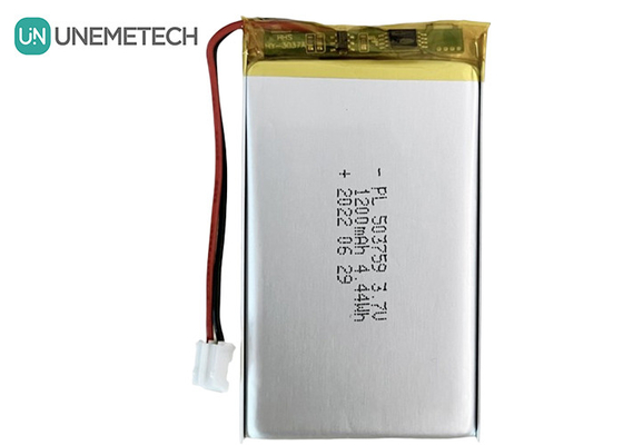 Batteria ricaricabile in Li polimero 3.7V 1200mAh 503759 Batteria al polilitio per lettore di consigli