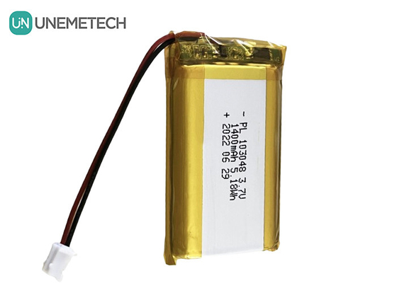 3.7V 1400mAh Batteria ricaricabile Li-Polymer 103048 Li Ion Polymer Battery Pack per dispositivi digitali
