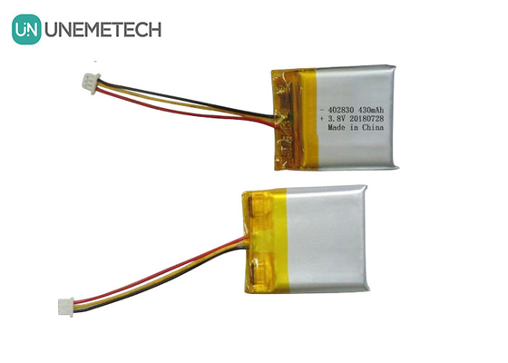 Batteria Li-polimerica ad alta tensione 402830 3.8V 430mAh HV LiPo per apparecchiature mediche