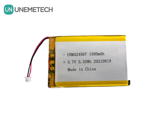 424567 Batteria Li-po ricaricabile 3.7V 1500mah Batteria Lipo per lettore di schede intelligenti Auto-ID