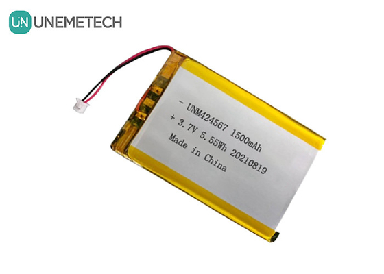 424567 Batteria Li-po ricaricabile 3.7V 1500mah Batteria Lipo per lettore di schede intelligenti Auto-ID