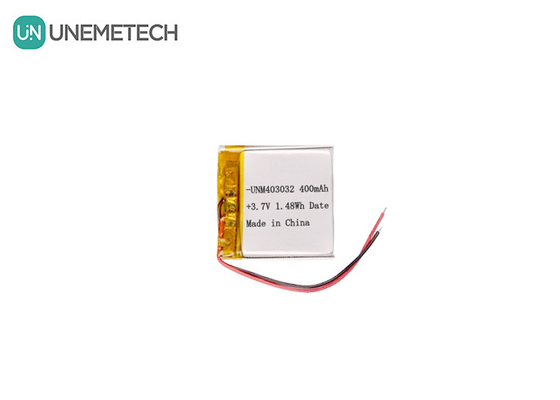 403032 4.2V Batteria polimerica ad ioni di litio personalizzata 3.7 V 400mAh Batteria polimerica ad ioni di litio per prodotti elettronici