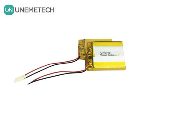 3.7V batterie LiPo personalizzate 520mAh batteria polimerica agli ioni di litio 503035