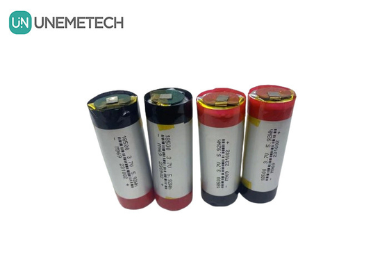 3A Batteria LiPo cilindrica 3.7V 1600mAh 18500 Batteria polimerica al litio per elettronica di consumo