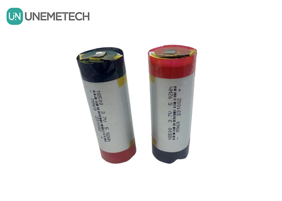 3A Batteria LiPo cilindrica 3.7V 1600mAh 18500 Batteria polimerica al litio per elettronica di consumo