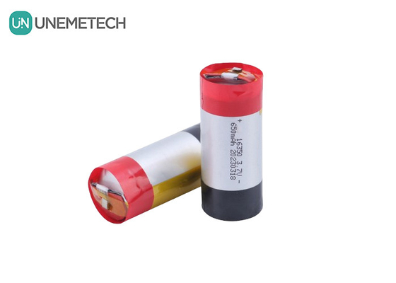 5A Batteria LiPo cilindrica ad alta scarica 3.7V 650mAh 16350 Per elettrodomestici
