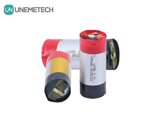 5A Batteria LiPo cilindrica ad alta scarica 3.7V 650mAh 16350 Per elettrodomestici