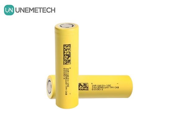 INR18650-35E 3500mAh 18650 Batteria 10A 3.7V Cellula cilindrica agli ioni di litio per sistema di stoccaggio dell'energia