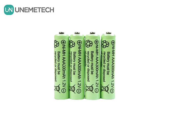 Batteria Ni-MH AAA 1.2V 300mAh Batteria ricaricabile per luci solari e telecomando