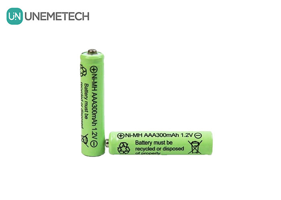 Batteria Ni-MH AAA 1.2V 300mAh Batteria ricaricabile per luci solari e telecomando