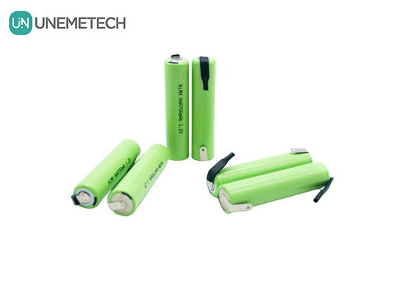 UNEMETECH AAA batteria ricaricabile Ni-MH 1.2V 700mAh AAA700 per rasoio elettrico