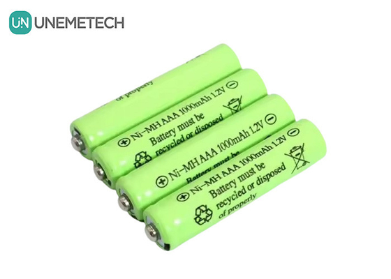 AAA 1.2V 1000mAh Batterie NiMH AAA1000 per scala elettronica