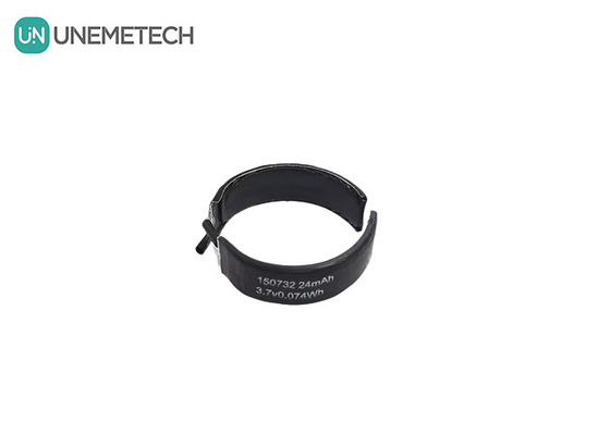 3.7V batteria LiPo curva 150732 Min Capacità 22mAh Batterie Lipo a forma speciale Celle singole