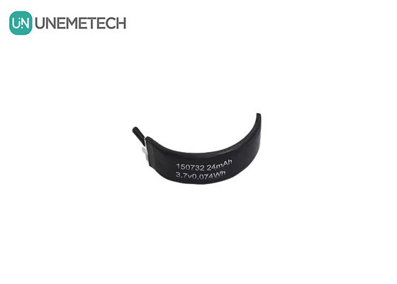 3.7V batteria LiPo curva 150732 Min Capacità 22mAh Batterie Lipo a forma speciale Celle singole