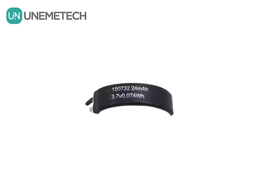 3.7V batteria LiPo curva 150732 Min Capacità 22mAh Batterie Lipo a forma speciale Celle singole