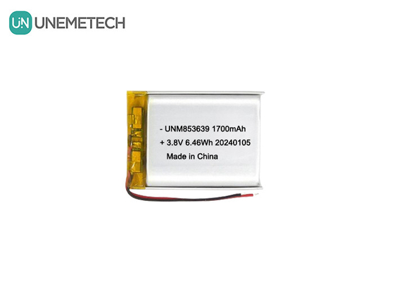 853639 4,35V 1700mAh Batteria Li-ion polimerica ad alta tensione per telecamere indossate sul corpo