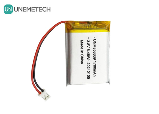 853639 4,35V 1700mAh Batteria Li-ion polimerica ad alta tensione per telecamere indossate sul corpo