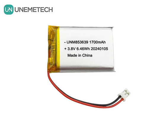 853639 4,35V 1700mAh Batteria Li-ion polimerica ad alta tensione per telecamere indossate sul corpo