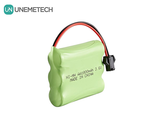 3.6V NiMH Batterie 1800mAh Batterie AA ricaricabili per auto giocattolo a controllo remoto