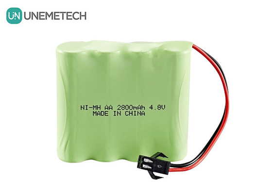 4.8V batteria idruro di nichel-metallo 2800mAh batterie AA ricaricabili