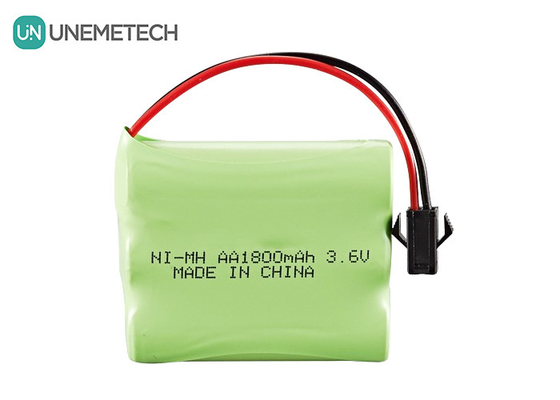 3.6V NiMH Batterie 1800mAh Batterie AA ricaricabili per auto giocattolo a controllo remoto