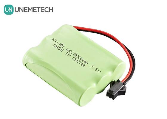 3.6V NiMH Batterie 1800mAh Batterie AA ricaricabili per auto giocattolo a controllo remoto