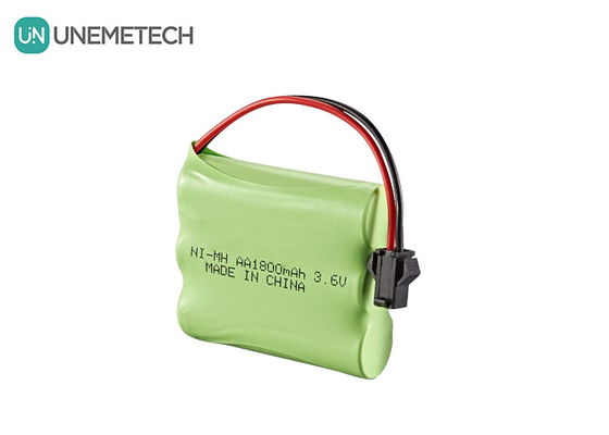 3.6V NiMH Batterie 1800mAh Batterie AA ricaricabili per auto giocattolo a controllo remoto