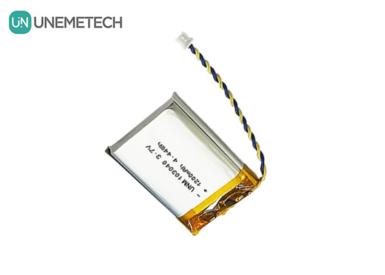 3.7V batteria ricaricabile in polimero Li 103040 1200 mAh per apparecchiature mediche e lampade a LED