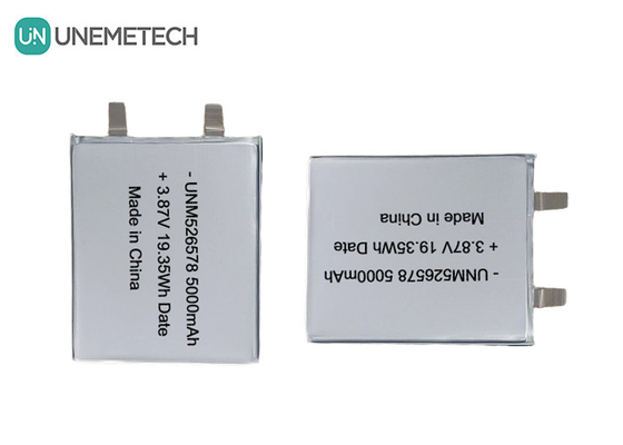 526578 3.87V Batteria LiPo ad alta tensione 5000mAh 4.45V Voltaggio di carica per Power Bank