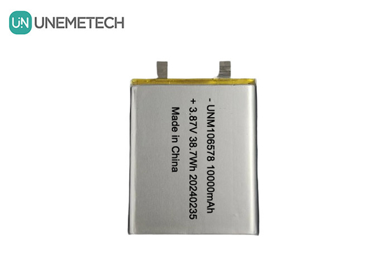 Batteria LiPo ad alta capacità 10000mAh 3.87V 106578 per sistemi di stoccaggio dell'energia