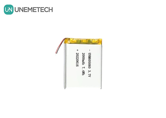 UNEMETECH 605060 2000mAh Batteria al litio polimerico 3.7V Strumento di bellezza Batteria ricaricabile