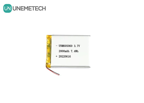 UNEMETECH 605060 2000mAh Batteria al litio polimerico 3.7V Strumento di bellezza Batteria ricaricabile