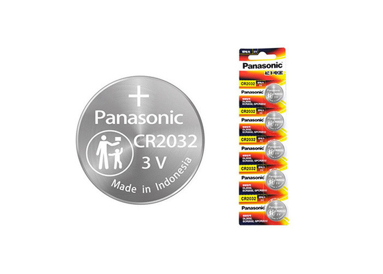 Car Key Battery Panasonic CR2032 3V 225mAh Button Cells per le chiavi del veicolo