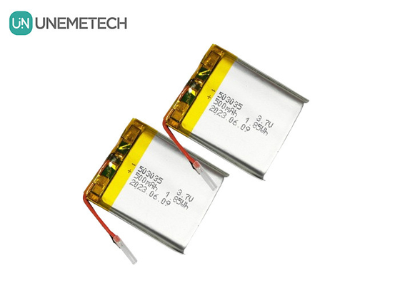 500mAh Batteria polimerica al litio 503035 3.7V Batteria ricaricabile LiPo per elettronica portatile