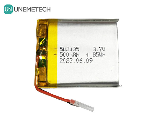 500mAh Batteria polimerica al litio 503035 3.7V Batteria ricaricabile LiPo per elettronica portatile