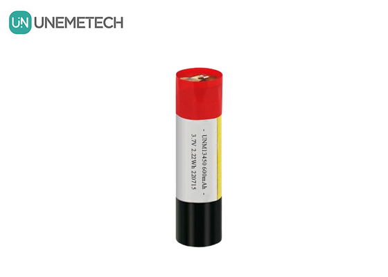 Batteria LiPo cilindrica ricaricabile 13450 3.7V 650mAh per sigarette elettroniche