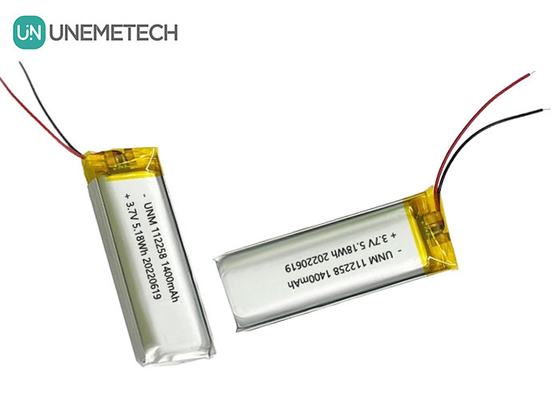 3.7V batteria ricaricabile agli ioni di litio 1400mAh 112258 per Power Bank portatile
