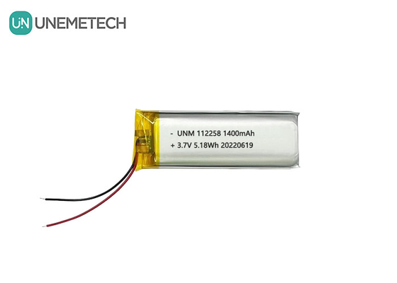 3.7V batteria ricaricabile agli ioni di litio 1400mAh 112258 per Power Bank portatile