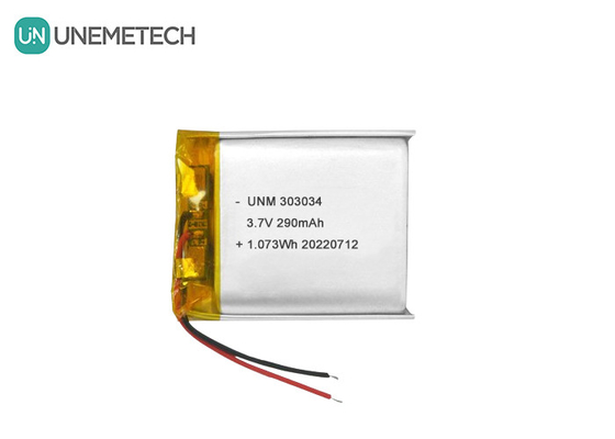 3.7V 290mAh Batteria polimerica ricaricabile agli ioni di litio 303034 per giocattoli elettrici